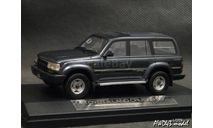 Toyota Land Cruiser 80 Turbo 4WD VX-LTD M-Package 1994 Dark Bluish Gray Mica 1-43 Hi-Story, масштабная модель, scale43