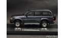 Toyota Land Cruiser 80 Turbo 4WD VX-LTD M-Package 1994 Dark Bluish Gray Mica 1-43 Hi-Story, масштабная модель, scale43