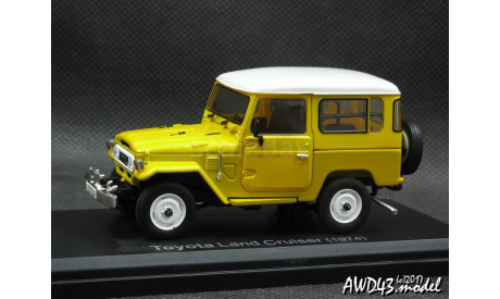 Toyota Land Cruiser BJ40 4x4 yellow 1-43 Norev, масштабная модель, 1:43, 1/43