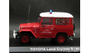 Toyota Land Cruiser BJ40 Pompiers LHD 4x4 red 1-43 Norev, масштабная модель, 1:43, 1/43