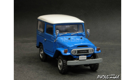 Toyota Land cruiser FJ40V blue 1-43 Ebbro, масштабная модель, scale43