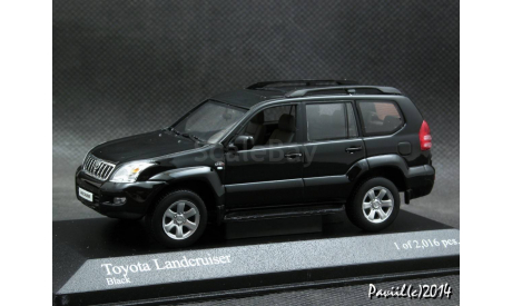 Toyota Land Cruiser Prado 120 black 1-43 Minichamps, масштабная модель, 1:43, 1/43