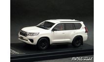 Toyota Land Cruiser Prado 150 TX L Package 70th Annyversary Limited 2021 white 1-43 Hi-Story, масштабная модель, scale43