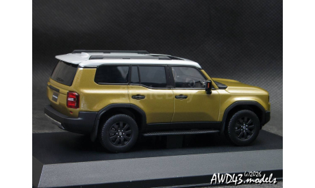 Toyota Land Cruiser Prado 250 beige 1-43 Kyosho, масштабная модель, scale43