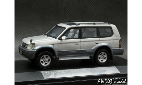 Toyota Land Cruiser Prado TZ 1996 grey 4x4 1-43 Hi-Story, масштабная модель, 1:43, 1/43