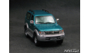 Toyota Land Cruiser Prado 90 SWB l.green-silver 1-43 Vitesse, масштабная модель, scale43