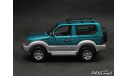 Toyota Land Cruiser Prado 90 SWB l.green-silver 1-43 Vitesse, масштабная модель, scale43