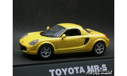 Toyota MR-S Hardtop yellow 1-43 Ebbro