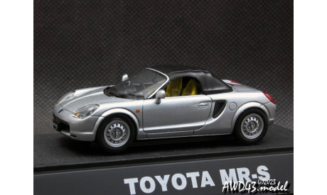 Toyota MR-S Softtop silver 1-43 Ebbro, масштабная модель, scale43