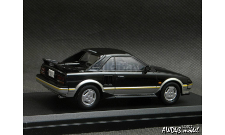 Toyota MR2 1984 black 1-43 Hachette Japan (Norev), масштабная модель, scale43