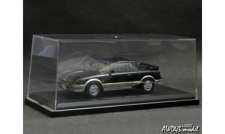 Toyota MR2 1984 black 1-43 Hachette Japan (Norev), масштабная модель, scale43
