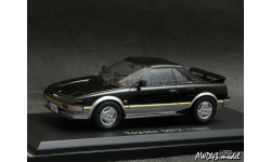 Toyota MR2 1984 black 1-43 Hachette Japan (Norev)