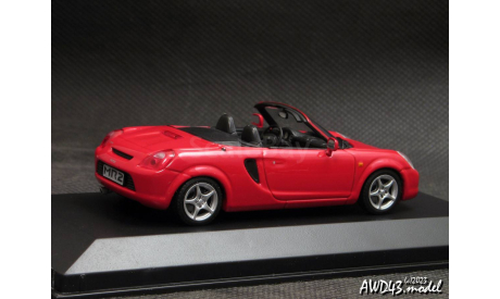 Toyota  MR-S MR2 red 1-43 Minichamps, масштабная модель, scale43