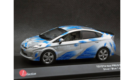 Toyota Prius III Plug-In silver 1-43 J-Collection, масштабная модель, scale43