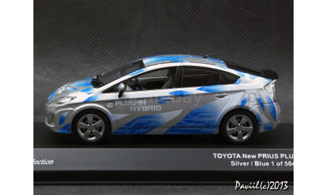 Toyota Prius III Plug-In silver 1-43 J-Collection, масштабная модель, scale43