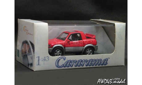 Toyota RAV4 I SWB Cabrio 1995 red 1-43 Cararama, масштабная модель, scale43