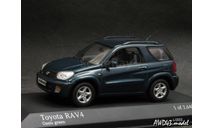 Toyota RAV4 II SWB 2000 d.green 1-43 Minichamps, масштабная модель, scale43