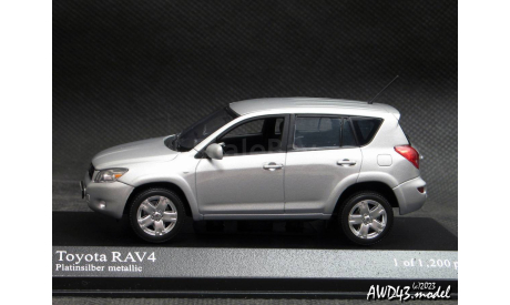 Toyota RAV4 III LWB silver 1-43 Minichamps, масштабная модель, scale43