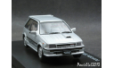 Toyota Starlet Turbo-S EP71 1986 silver 1-43 DISM, масштабная модель, scale43