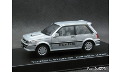 Toyota Starlet Turbo-S EP71 1986 silver 1-43 DISM