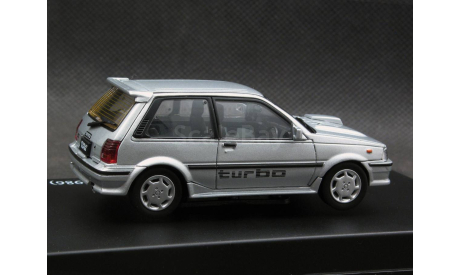 Toyota Starlet Turbo-S EP71 1986 silver 1-43 DISM, масштабная модель, scale43