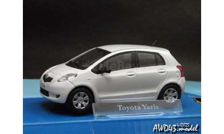 Toyota Yaris white 1-43 Cararama, масштабная модель, Bauer/Cararama/Hongwell, scale43