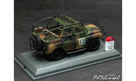 УАЗ-469 1-43 Handmade conversion, масштабная модель, scale43