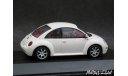 VW New Beetle white 1-43 Dickie=Schuco, масштабная модель, Volkswagen, scale43