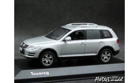 VW Touareg Facelift 2006 silver 1-43 Minichamps, масштабная модель, 1:43, 1/43, Volkswagen