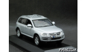 VW Touareg Facelift 2006 silver 1-43 Minichamps, масштабная модель, Volkswagen, scale43