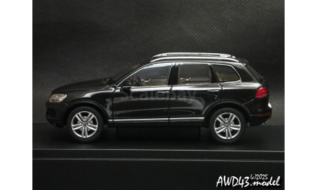 VW Touareg II 2010 black 1-43 Dealer=Schuco, масштабная модель, Volkswagen, scale43