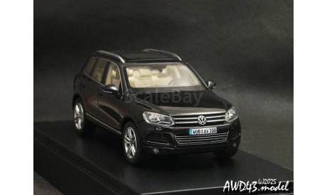 VW Touareg II 2010 black 1-43 Dealer=Schuco, масштабная модель, Volkswagen, scale43