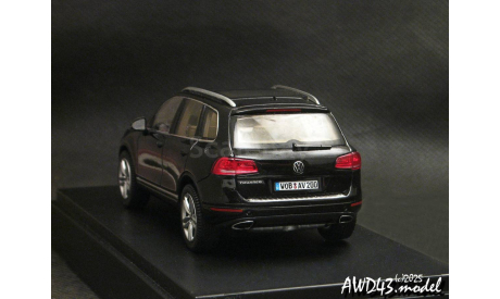 VW Touareg II 2010 black 1-43 Dealer=Schuco, масштабная модель, Volkswagen, scale43