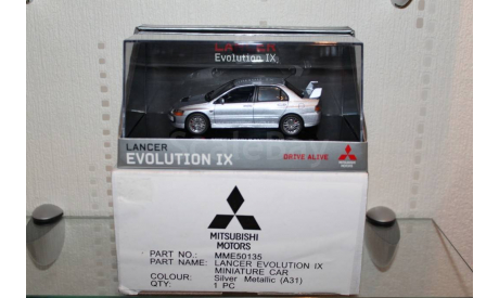 С РУБЛЯ! БЕЗ РЕЗЕРВА! Mitsubishi Lancer Evolution IX dealer, масштабная модель, Vitesse, scale43