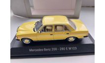 mercedes w123 gelb, масштабная модель, Minichamps, scale43, Mercedes-Benz