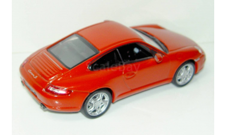 1/43 Porsche 911 (997) Carrera S (Welly), масштабная модель, scale43