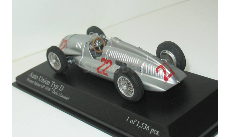 1/43 Auto Union Typ D 1938 (Minichamps), масштабная модель, 1:43, Audi