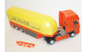 1/87 DAF XF105 SSC SZ автопоезд-стекловоз (Herpa), железнодорожная модель, scale87