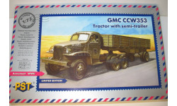 1/72 GMC CCW-353 тягач с полуприцепом (PST №72064) сборная модель