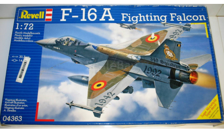 1/72 F-16A Fighting Falcon (04363) Revell (сборная модель), сборные модели авиации, scale72