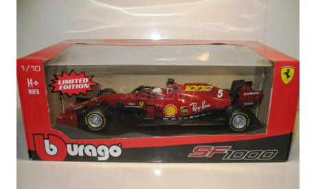 1/18 Ferrari SF1000 №5 Sebastian Vettel 2020 (Bburago), масштабная модель, scale18