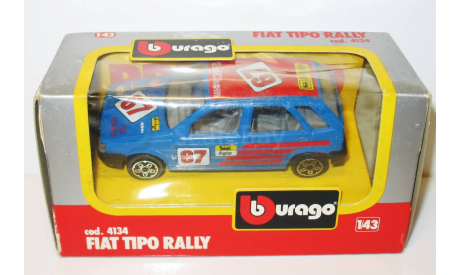 1/43 FIAT Tipo Rally №67 (Bburago), масштабная модель, scale43