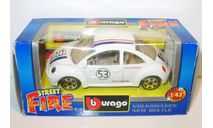 1/43 Volkswagen New Beetle №53 (Bburago), масштабная модель, scale43