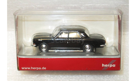 1/87 ГАЗ-М24 Волга (Herpa) чёрная, железнодорожная модель, scale87