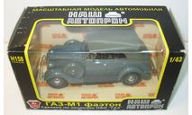 1/43 ГАЗ-М1 фаэтон с тентом (НашАвтоПром) Н158, масштабная модель, Наш Автопром, scale43