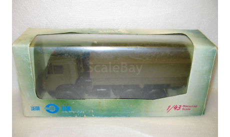 1/43 КамАЗ-43101-028 (43114) с тентом (Элекон) январь 2002, с доработками!, масштабная модель, 1:43