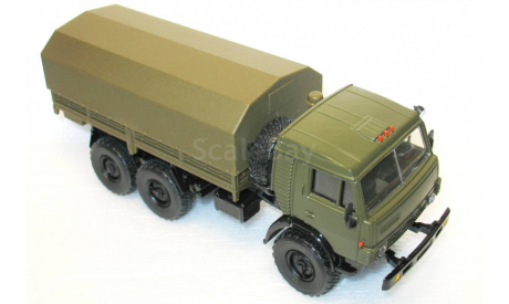 1/43 КамАЗ-43101-028 (43114) с тентом (Элекон) январь 2002, с доработками!, масштабная модель, 1:43