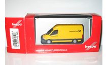 1/87 Mercedes-Benz Sprinter Deutsche Post (Herpa), железнодорожная модель, scale87