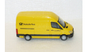 1/87 Mercedes-Benz Sprinter Deutsche Post (Herpa), железнодорожная модель, 1:87