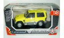 1/43 Mitsubishi Pajero Evolution (Cararama) жёлтый, масштабная модель, scale43, Bauer/Cararama/Hongwell